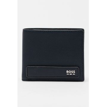 Portofel pliabil din piele ecologica Jinko - Albastru inchis