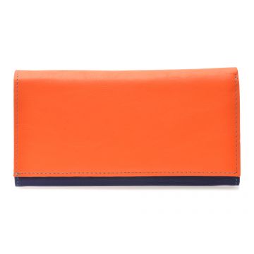 Portofel portocaliu, ML8310, din piele naturala