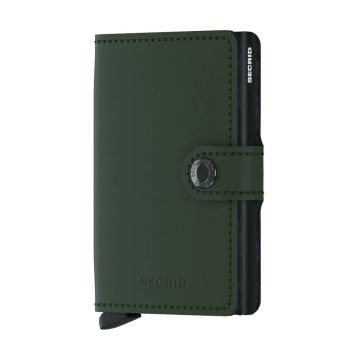Secrid portofel culoarea negru MM.Green.Black-Green.Blac