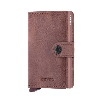 Secrid portofel de piele Vintage Mauve