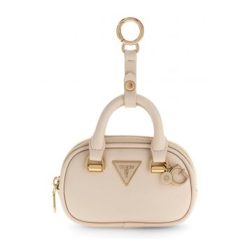 Breloc cu etui cu fermoar - Maro nisip