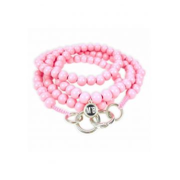 Breloc pentru telefon din margele de lemn uni Mobeads