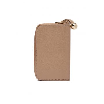 Etui na klucze dama -  Greige - piele naturala