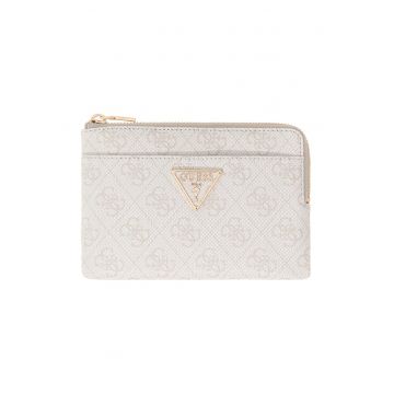 Portcart cu fermoar Laurel - Alb fildes