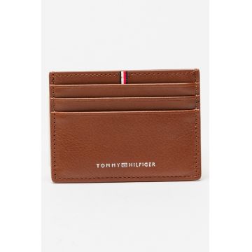 Portcart din piele Corporate - Maro scortisoara