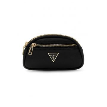 Portfard cu fermoar - Negru