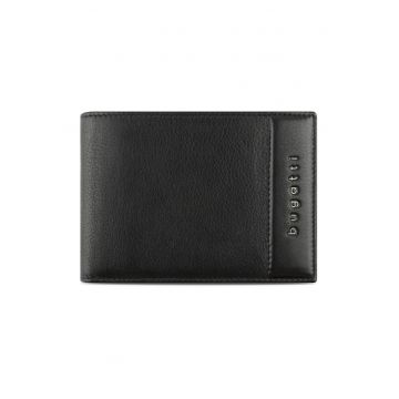 Portofel barbati -  din piele naturala - Nome 201 - Negru