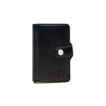 Portofel barbati -  etui pentru carduri - ecologic - negru