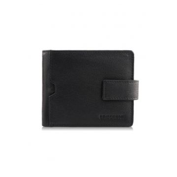 Portofel barbati piele - suport card - Brodrene - G-109 MN - 11 - 5x9 - 5x2 Rfid negru