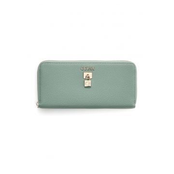 Portofel cu fermoar Yesba - Verde pal