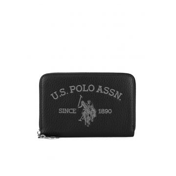 Portofel dama -  negru - material sintetic