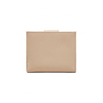 Portofel dama  VPS5A8215 - cu fermoar - Ecru - Plastic