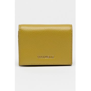 Portofel de piele - Verde masliniu