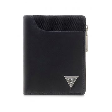 Portofel din piele Berna - Negru