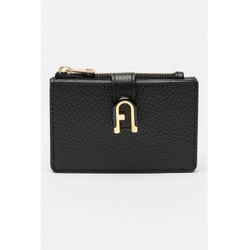 Portofel din piele cu logo