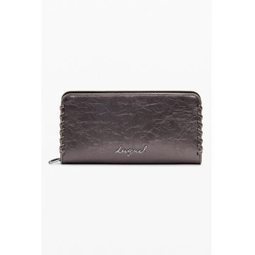 Portofel din piele ecologica - Argintiu