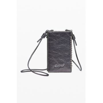 Portofel din piele ecologica - Argintiu