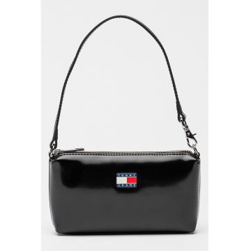 Portofel din piele ecologica cu bareta - Negru