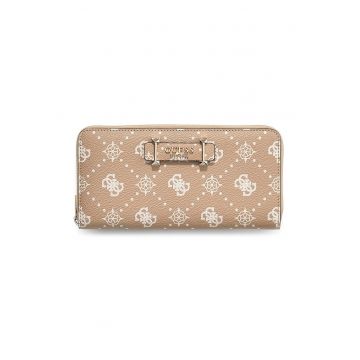 Portofel dreptunghiular cu bareta separatoare Carrie - Maro deschis