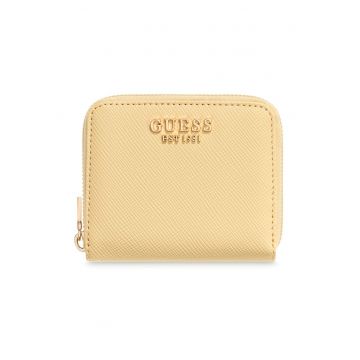 Portofel mic de piele ecologica Serenova - Galben deschis