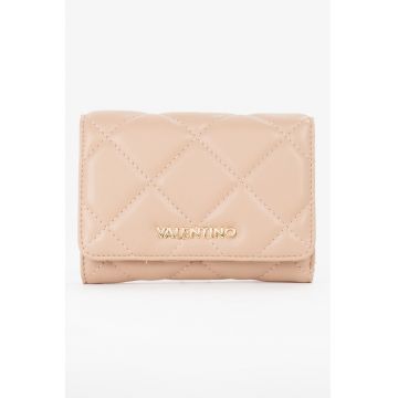 Portofel pliabil cu logo - Bej