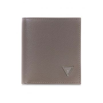 Portofel pliabil de piele Milano - Maro taupe