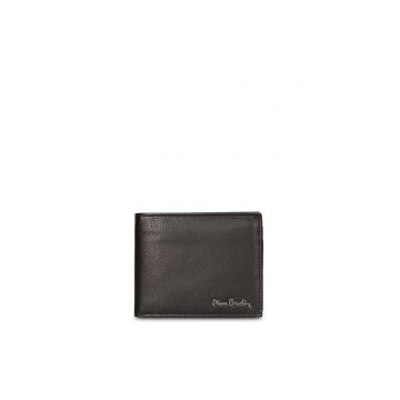 Portofel pliabil din piele Arden Chic - Negru