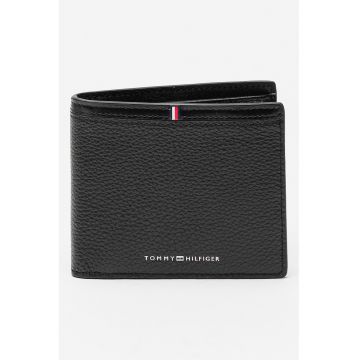 Portofel pliabil din piele Corporate - Negru