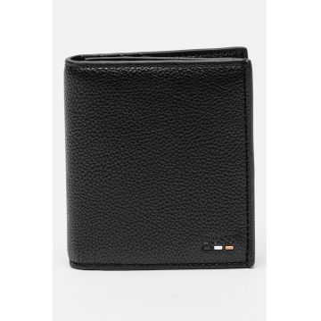 Portofel pliabil din piele ecologica Ray - Negru