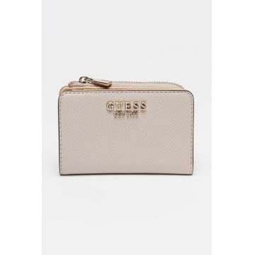 Portofel pliabil mic din piele ecologica Laurel - Maro taupe deschis