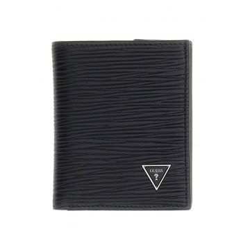 Portofel pliabil texturat Milano - Negru