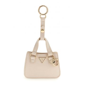 Breloc cu etui mic - Maro taupe deschis