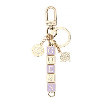 Breloc cu logo - Auriu/Lila