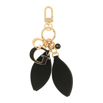 Breloc cu talisman logo Sally - Negru