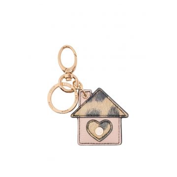 Breloc in forma de casa - Maro deschis