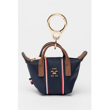 Breloc in forma de geanta - Rosu/Maro/Bleumarin