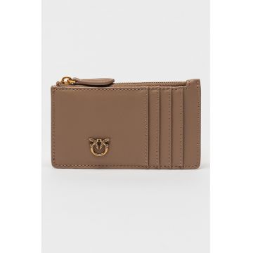 Portcart cu aplicatie logo metalica Airone - Caramel