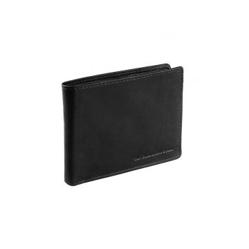 Portofel barbati piele naturala - Timo - - Negru