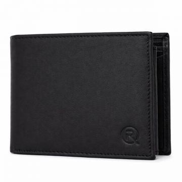 Portofel barbati Ronno, Alvaro PT1475 , piele naturala, Negru