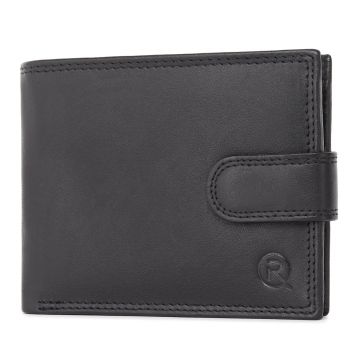 Portofel barbati Ronno, Dima PT1481, piele naturala, Negru
