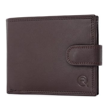 Portofel barbati Ronno, Dima PT1482, piele naturala, Maro inchis