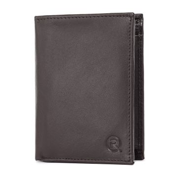Portofel barbati Ronno, Elian PT1485, piele naturala, Maro inchis