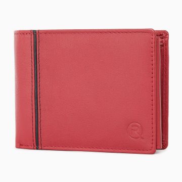 Portofel barbati Ronno, Traian PT1448, piele naturala, Rosu