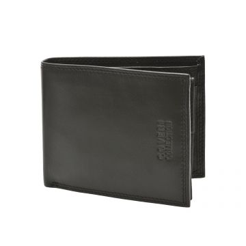 Portofel COVERI COLLECTION negru, 408292, din piele naturala