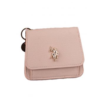 Portofel cu logo - Alb fildes