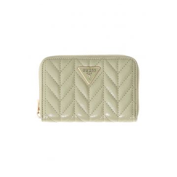 Portofel cu logo Cheryl - Verde pal