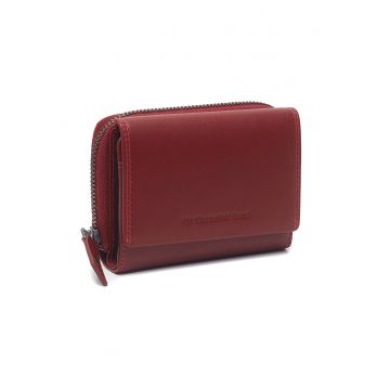 Portofel dama piele naturala - Aldra - - Rosu