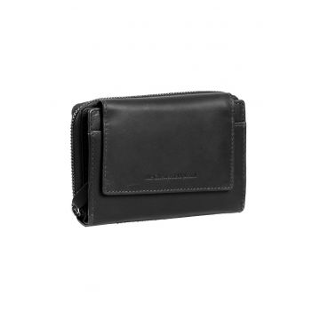 Portofel dama piele naturala - Ascot - - Negru