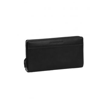 Portofel dama piele naturala - Halle - - Negru