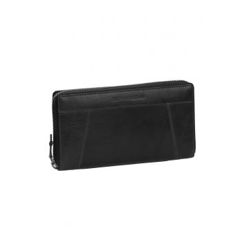 Portofel dama piele naturala - Havana - - Negru